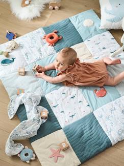 Linge de maison et décoration-Linge de lit bébé-Tapis de sol patchwork SOUS L'OCÉAN