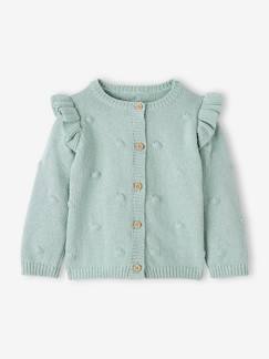 Baby-Trui, vest, sweater-Gebreid babyvestje