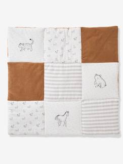 -Tapis de sol / Fond de parc patchwork coton et velours PETIT NOMADE