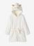Robe de chambre fille maille peluche chat personnalisable ivoire - vertbaudet enfant 