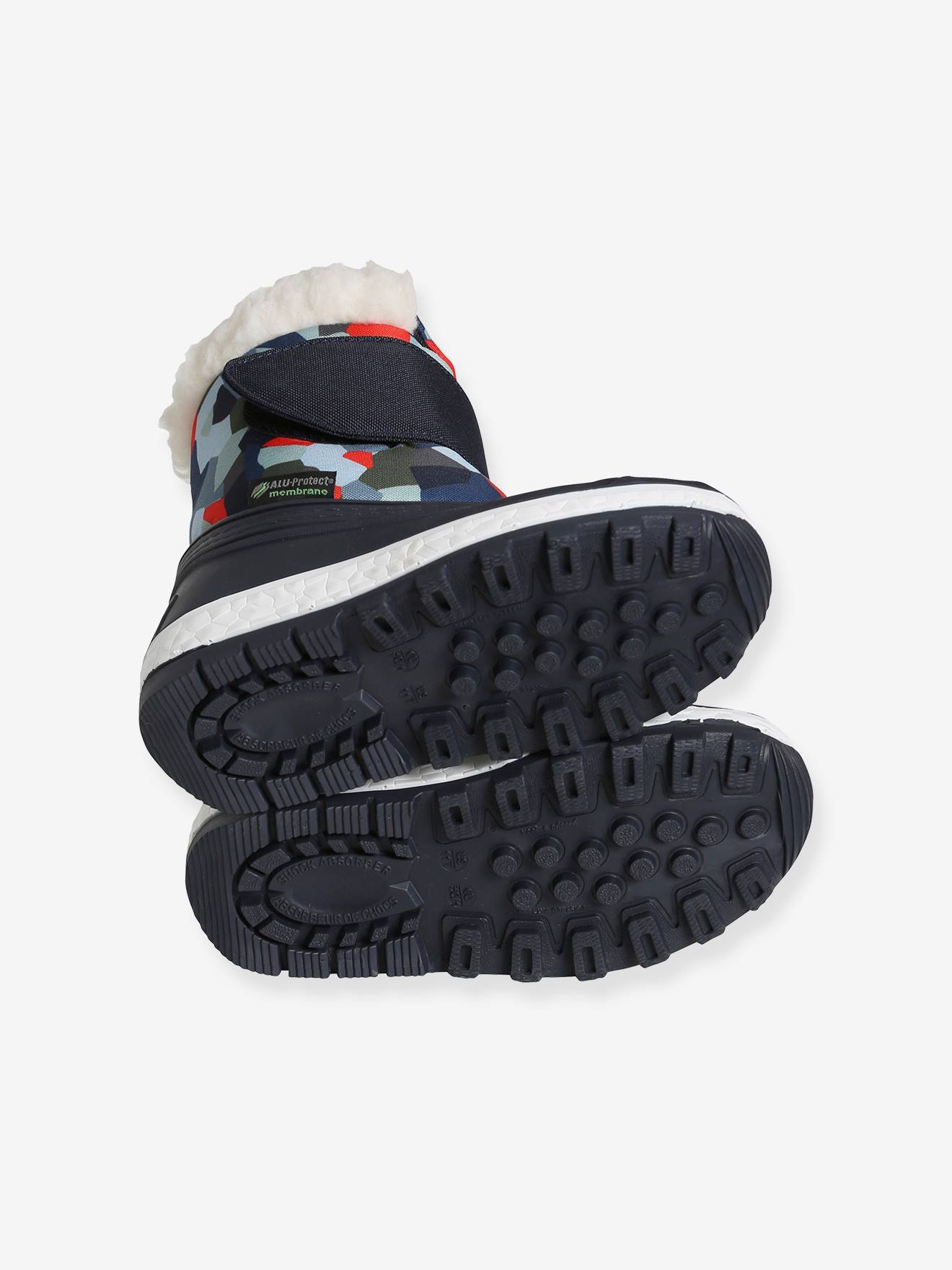 Sneeuwlaarzen voor jongens - blauw, Schoenen