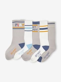Jongens-Ondergoed-Sokken-5 paar sokken Sport voor jongens