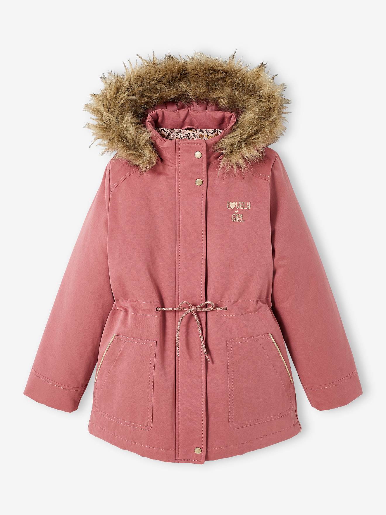 Vertbaudet 3-in-1 Parka Met Capuchon Meisje Purple Dark