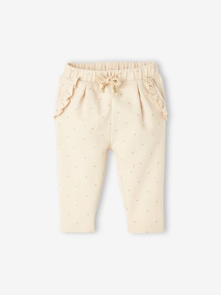 Pantalon bébé fille molleton  - vertbaudet enfant