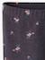 Oeko-Tex® legging met bloemenprint voor meisjes antracietgrijs+chocoladebruin+donkerroze+ecru+groengrijs+hemelsblauw+nude - vertbaudet enfant 