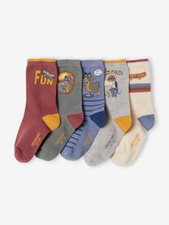 Jongens-Ondergoed-Sokken-Set van 5 paar jongenssokken "fun"