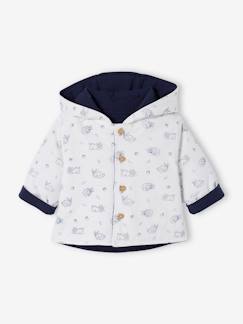 Baby-Trui, vest, sweater-Omkeerbaar jasje voor baby met capuchon