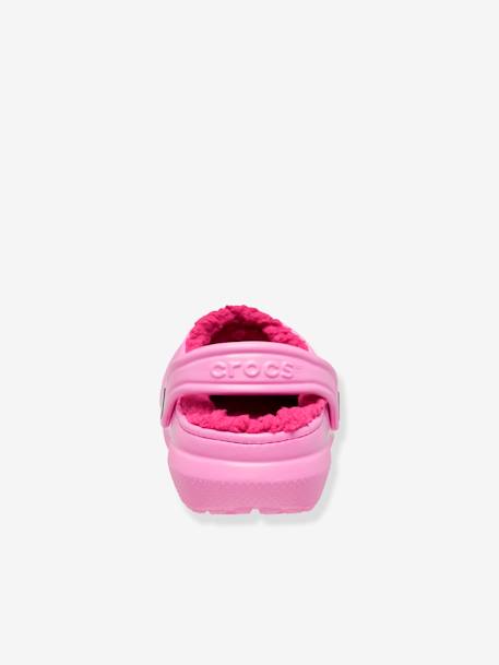 Sabots fourrés enfant Classic Lined Clog K CROCS (TM) bleu+rose - vertbaudet enfant 