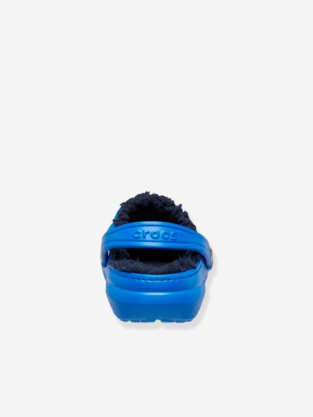 Sabots fourrés enfant Classic Lined Clog K CROCS (TM) bleu+rose - vertbaudet enfant 