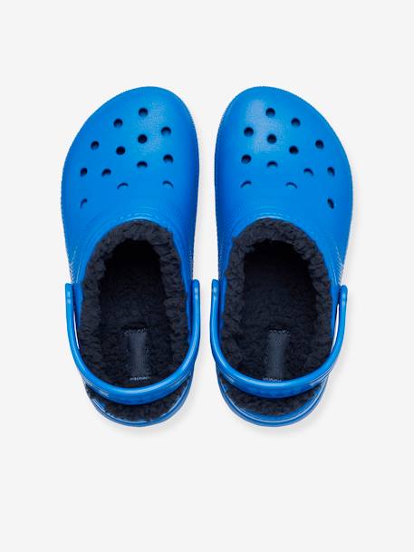 Sabots fourrés enfant Classic Lined Clog K CROCS (TM) bleu+rose - vertbaudet enfant 