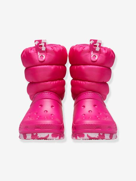 Bottes bébé Classic Neo Puff Boot T CROCS (TM) encre+rose - vertbaudet enfant 