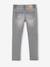 Jean slim MorphologiK 'waterless' fille tour de hanches MEDIUM avec usures BLEU FONCE DELAVE+Brut+denim black+GREY DENIM - vertbaudet enfant 