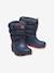 Bottes bébé Classic Neo Puff Boot T CROCS (TM) encre+rose - vertbaudet enfant 