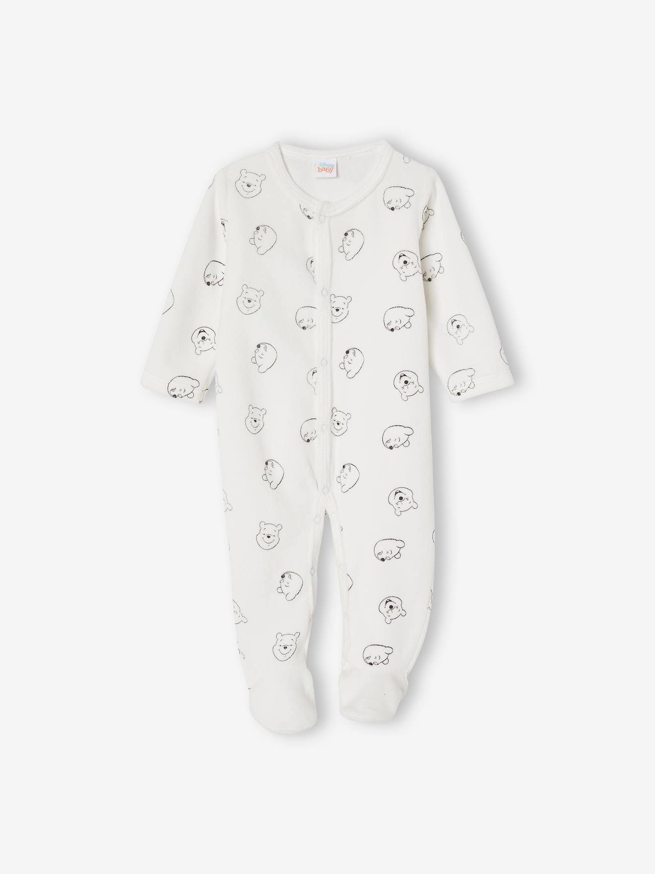 Pyjama bébé ouverture sur l'avant – Winnie l'ourson imprime