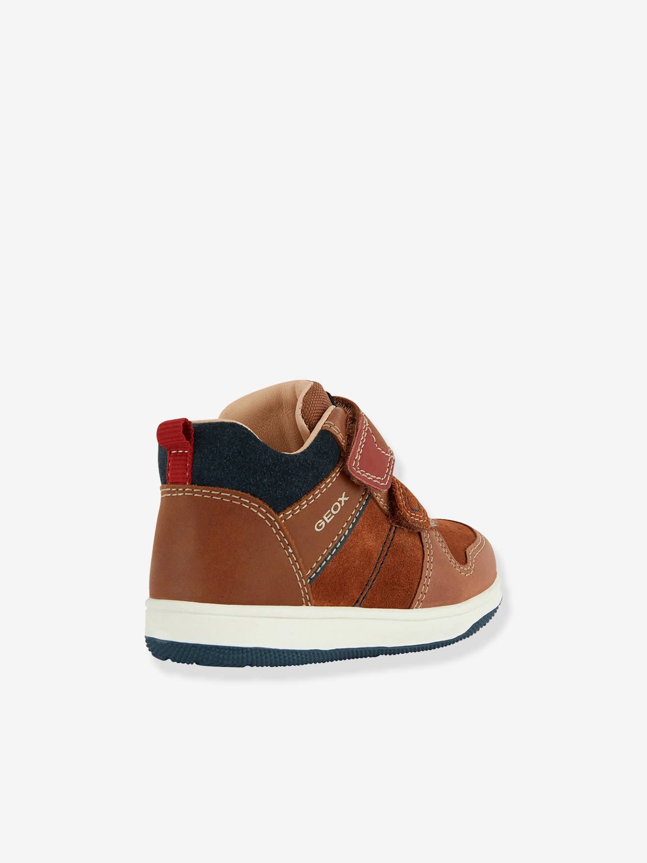 Halfhoge sneakers voor baby New Flick Boy GEOX® - bruin, Schoenen