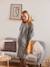 Robe-pull grossesse et allaitement Gris Anthracite+Rayé noir et blanc - vertbaudet enfant 