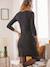 Robe tube en maille grossesse et allaitement Noir - vertbaudet enfant 