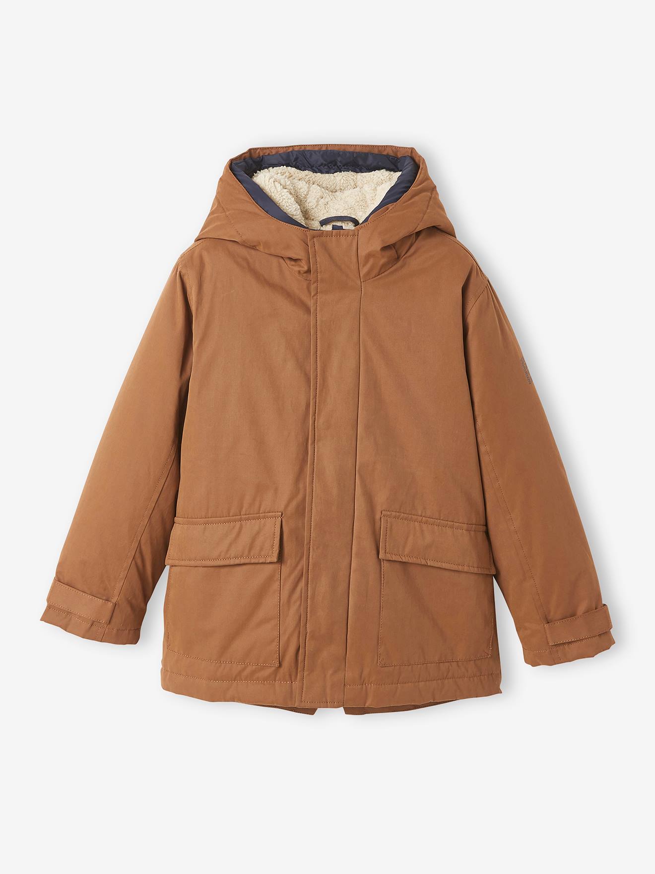 Vertbaudet 3-in-1-parka Voor Baby Met Afneembaar Vest Pecannoot
