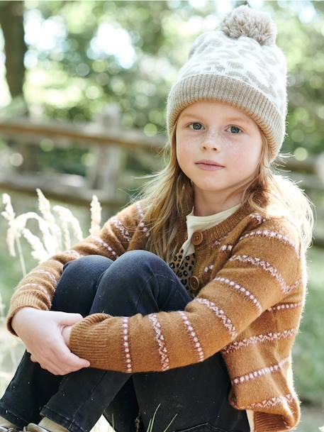 Jean slim MorphologiK 'waterless' fille tour de hanches MEDIUM avec usures BLEU FONCE DELAVE+Brut+denim black+GREY DENIM - vertbaudet enfant 