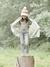 Jean slim MorphologiK 'waterless' fille tour de hanches MEDIUM avec usures BLEU FONCE DELAVE+Brut+denim black+GREY DENIM - vertbaudet enfant 
