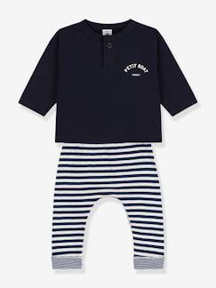 Baby-Baby cadeauset : t-shirt en broek - PETIT BATEAU