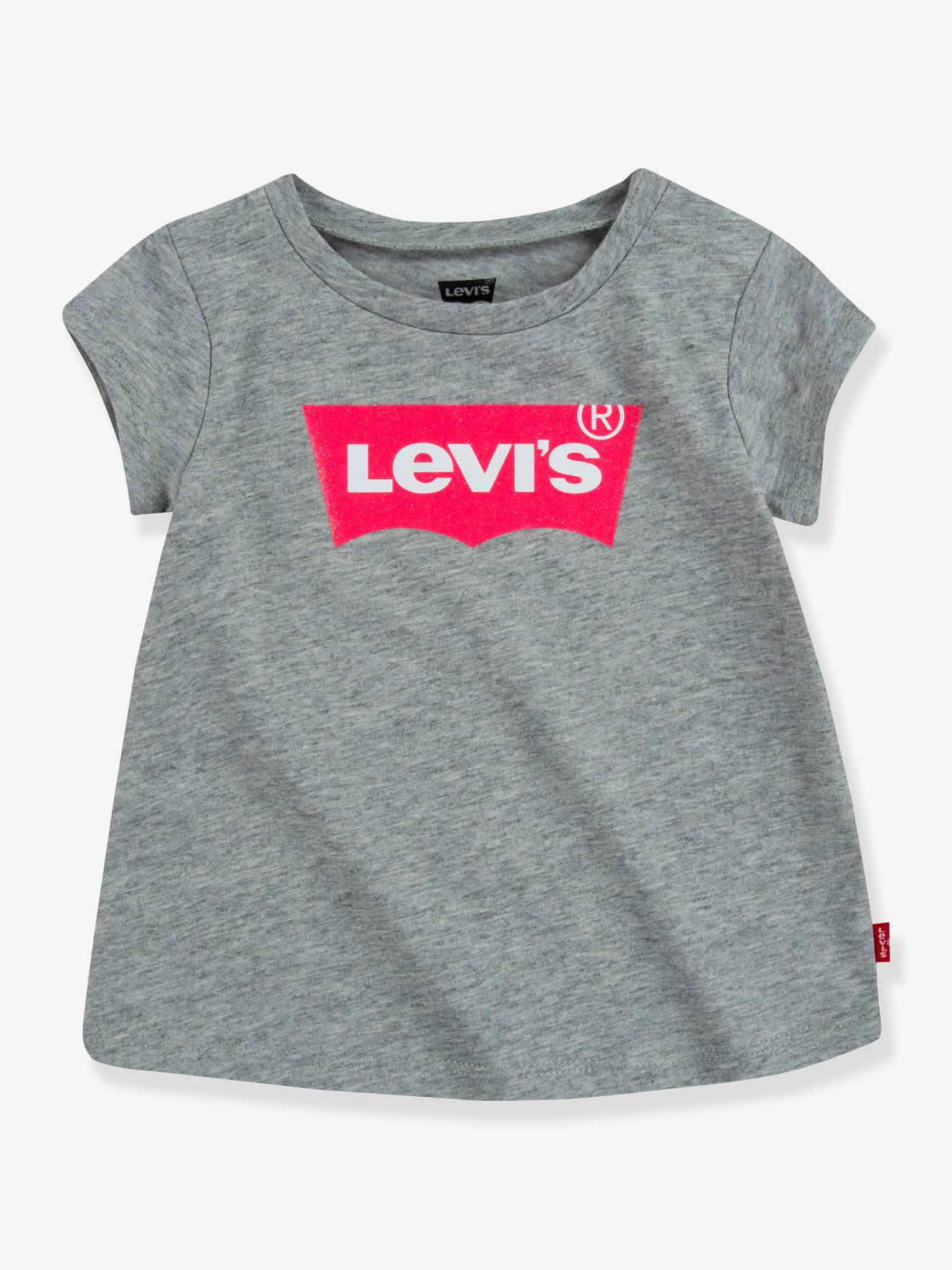 Moeras Chemie Geboorteplaats Babyshirt Batwing van Levi's® - grijs, Baby
