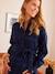 Robe-chemisier carreaux courte grossesse et allaitement Bleu marine - vertbaudet enfant 