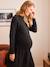 Robe-pull bi-matière grossesse et allaitement Noir - vertbaudet enfant 