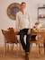 Blouse gaze de coton imprimé grossesse et allaitement Blanc imprimé - vertbaudet enfant 