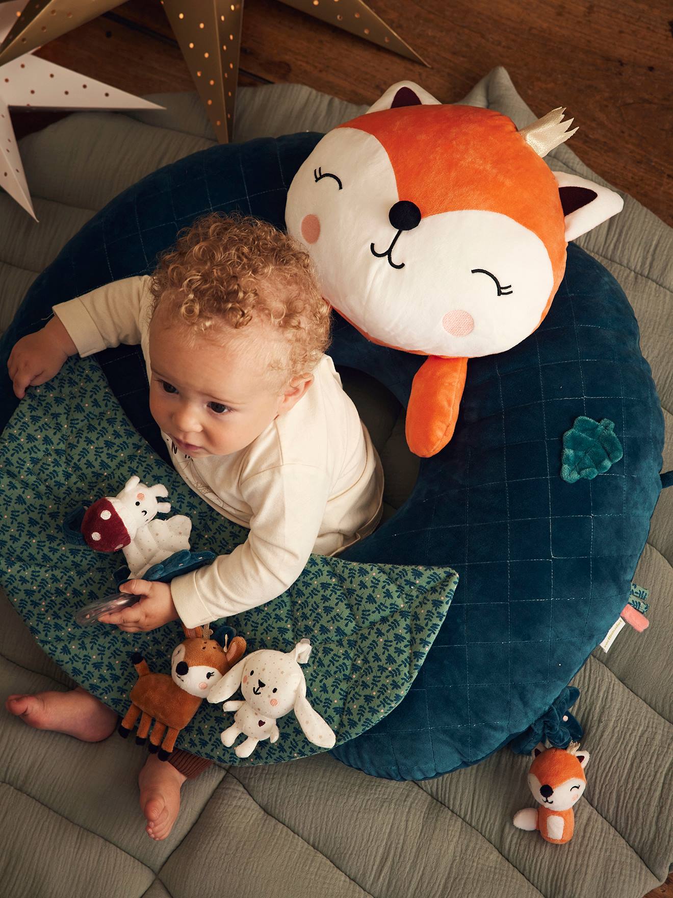 Vertbaudet Ontdekkingskussen Voor Baby's Groen