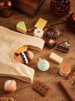 Speelgoed-Imitatiespelletjes-FSC¨ houten taart- en chocoladetas