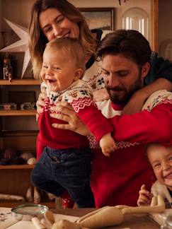 Baby-Trui, vest, sweater-Kersttrui baby capsule familie familiemotieven
