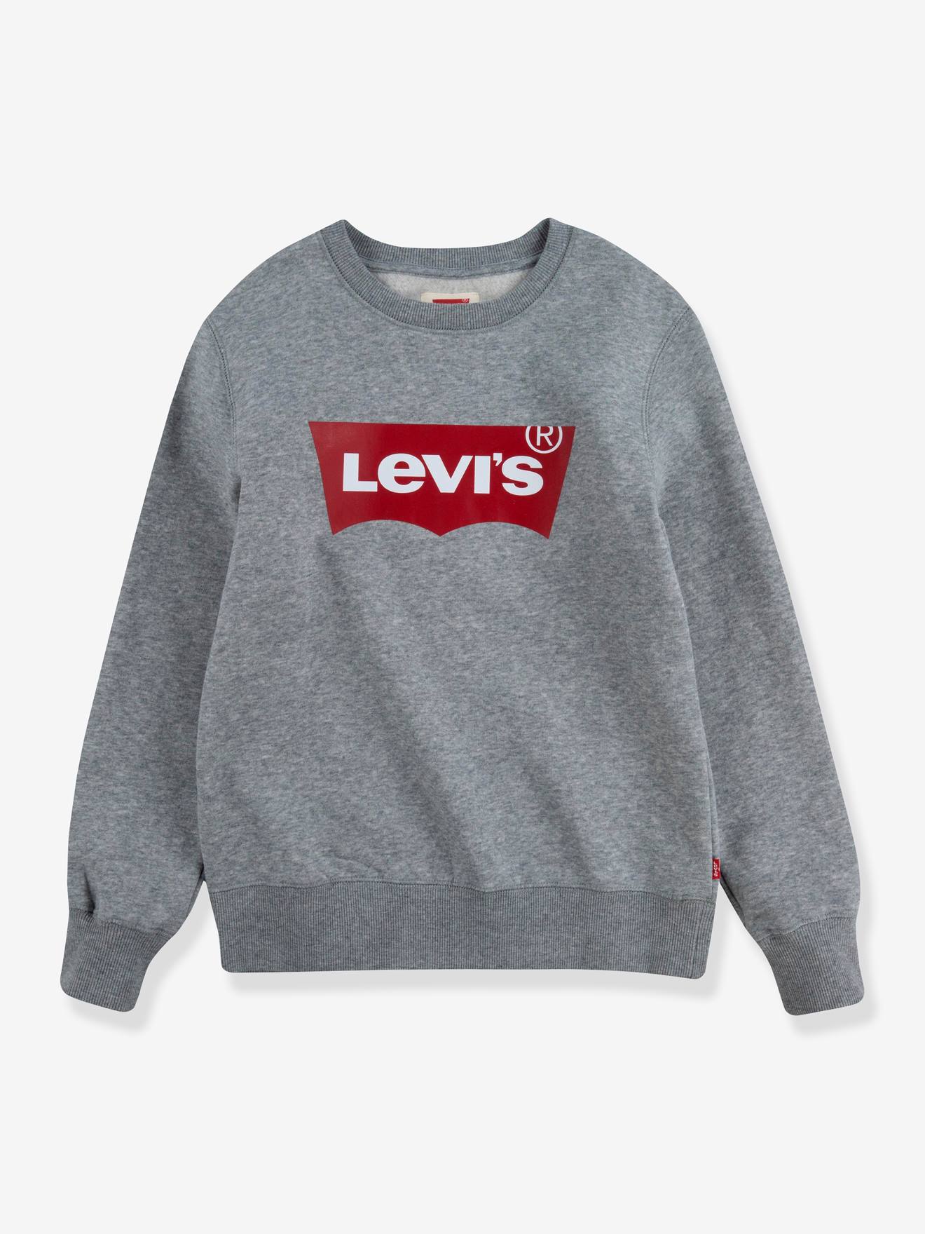 Oefenen vat doe alstublieft niet Sweater voor jongens Batwing Crewneck van Levi's® - grijs, Jongens