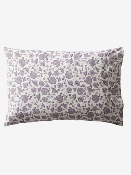 Parure housse de couette + taie d'oreiller enfant NORTH FOLK blanc imprimé - vertbaudet enfant 