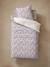 Parure housse de couette + taie d'oreiller enfant NORTH FOLK blanc imprimé - vertbaudet enfant 
