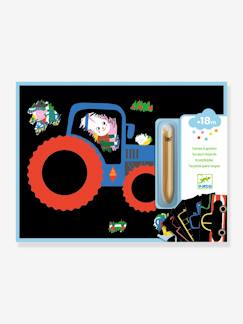Jouet-Activités artistiques-Cartes à gratter véhicules à découvrir