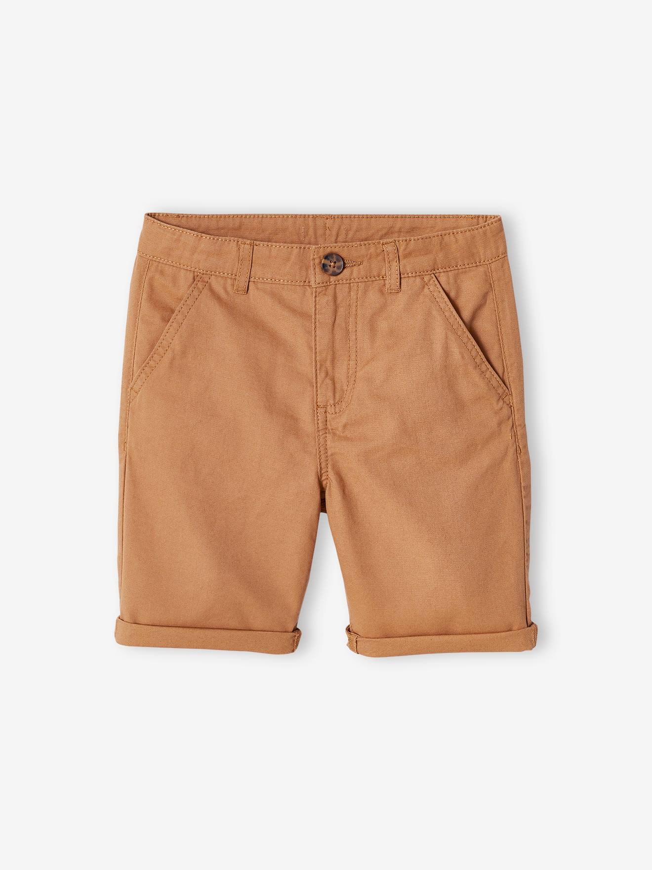 Vertbaudet Chino Bermuda Voor Jongens Beige