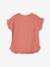 Tee-shirt volanté motif à sequins fille rose pâle+vert+vert d'eau+vieux rose - vertbaudet enfant 
