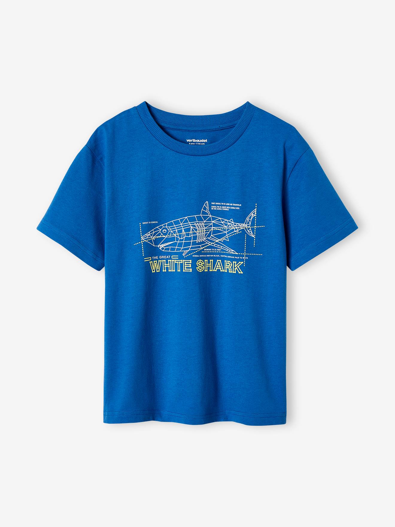 Vertbaudet Jongensshirt Met 3D-effect Felblauw
