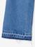 Jean fille large bas effiloché bleu foncé+denim bleached+gris+stone - vertbaudet enfant 