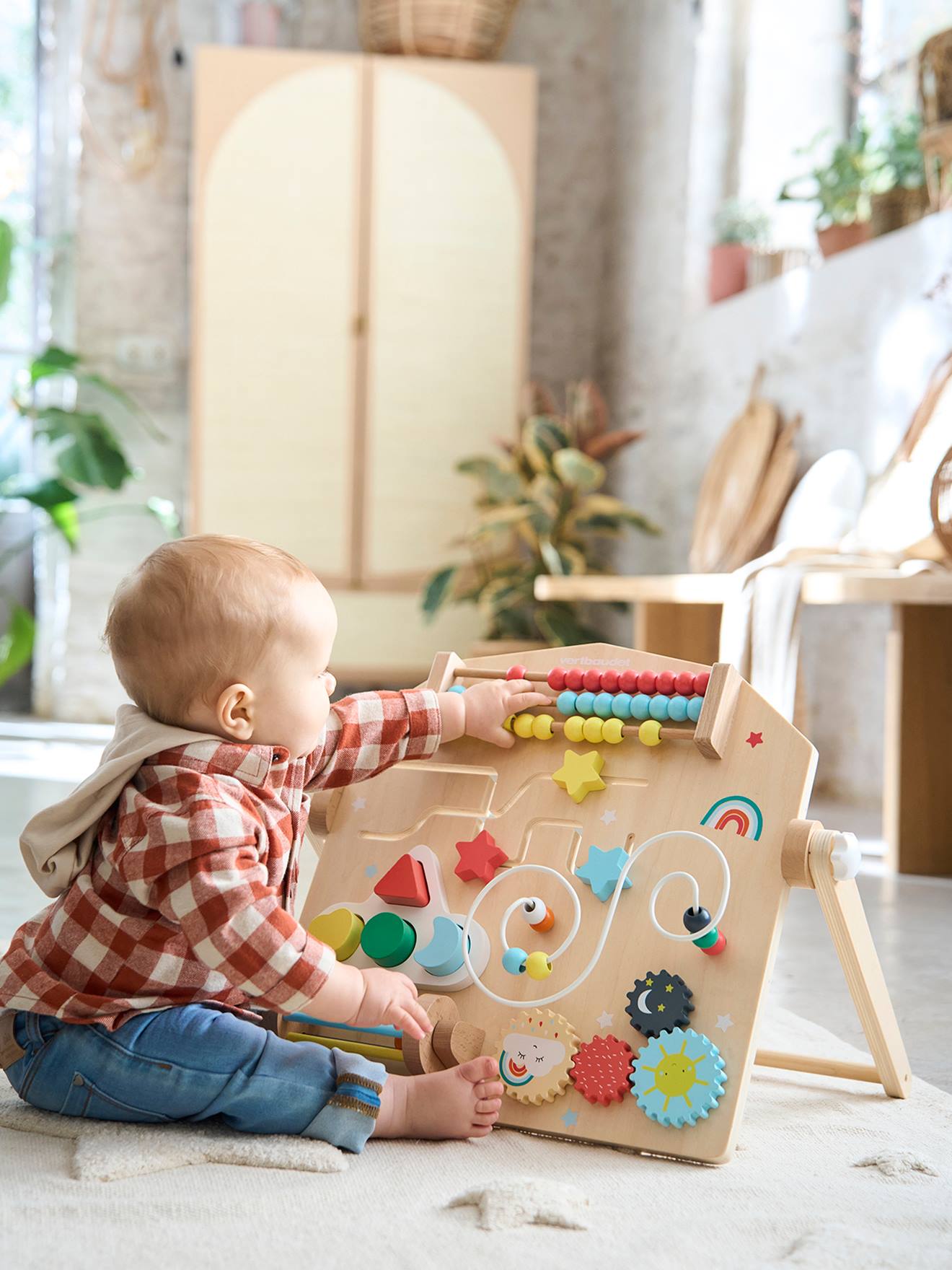 Bâton De Pluie En Bois Jouets Montessori Pour Bébés De 6 À - Temu France