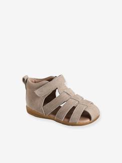 Schoenen-Baby schoenen 17-26-Lederen jongenssandalen voor de eerste stapjes