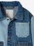 Veste en denim contrasté bébé stone - vertbaudet enfant 