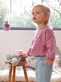Baby-Trui, vest, sweater-Babysweater met print