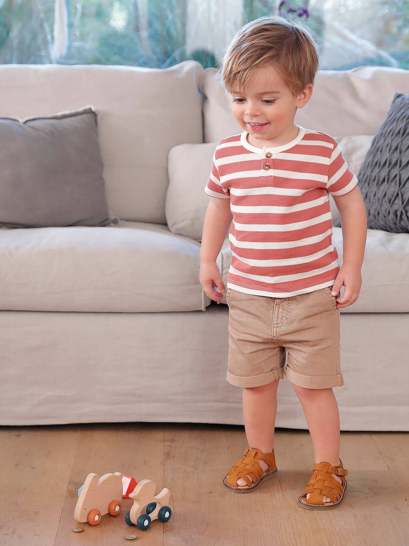 Vertbaudet Babybermuda Taupe
