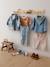 Veste en denim contrasté bébé stone - vertbaudet enfant 