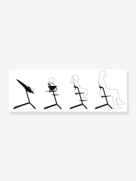 Chaise haute évolutive avec transat Cybex Lemo 2 bleu+gris+noir+Sand white - vertbaudet enfant 