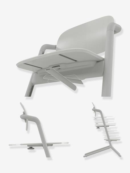 Set 4-en-1 chaise haute évolutive avec transat Cybex Lemo 2 bleu+gris+Sand white - vertbaudet enfant 