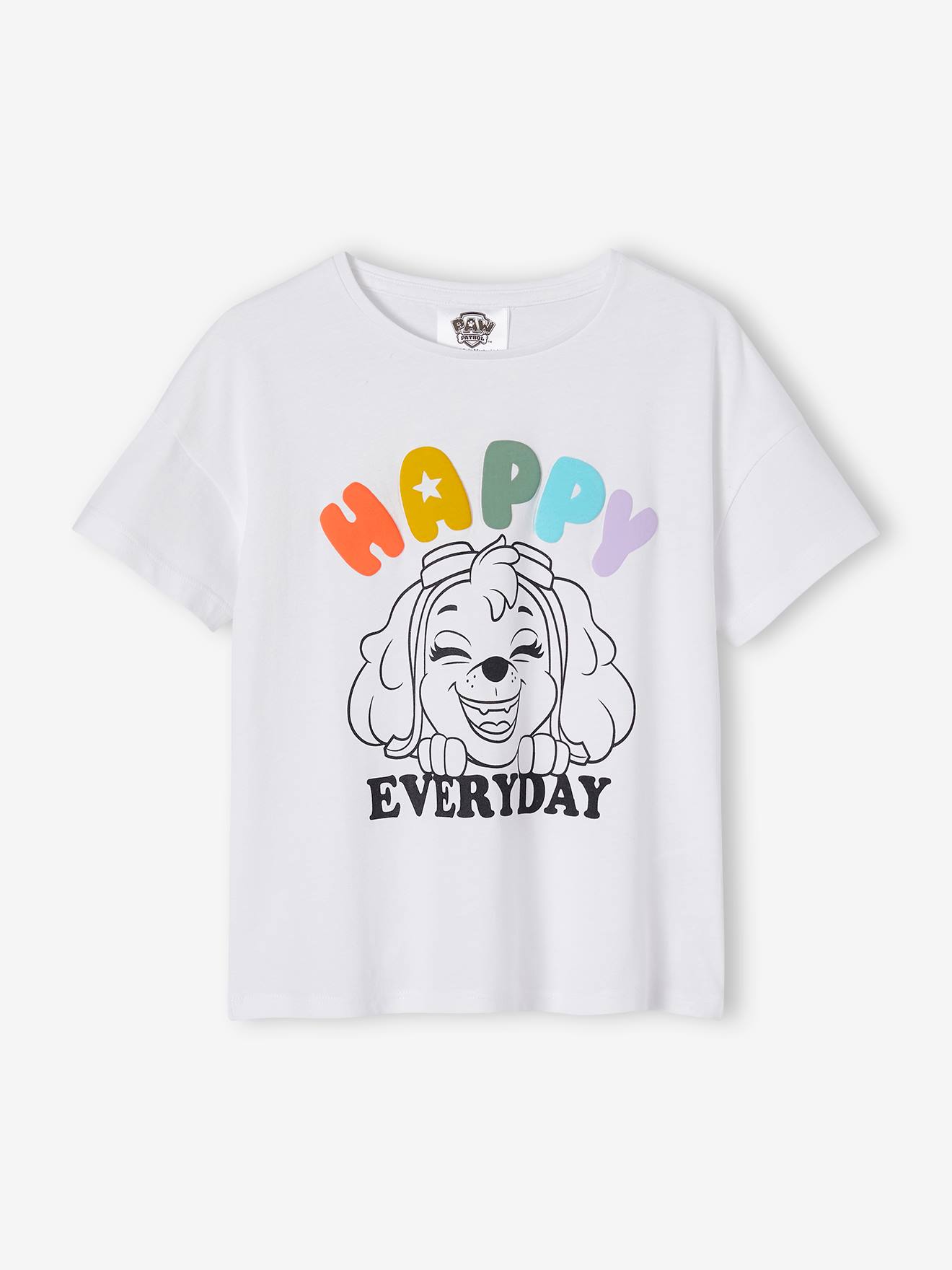 Paw Patrol¨ T-shirt Met Korte Mouwen Voor Meisjes Wit