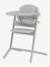 Set 4-en-1 chaise haute évolutive avec transat Cybex Lemo 2 bleu+gris+Sand white - vertbaudet enfant 